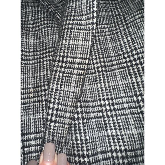 Pendleton Women’s Wool Blazer Gray Houndstooth 4 career work professional preppy - Picture 11 of 16